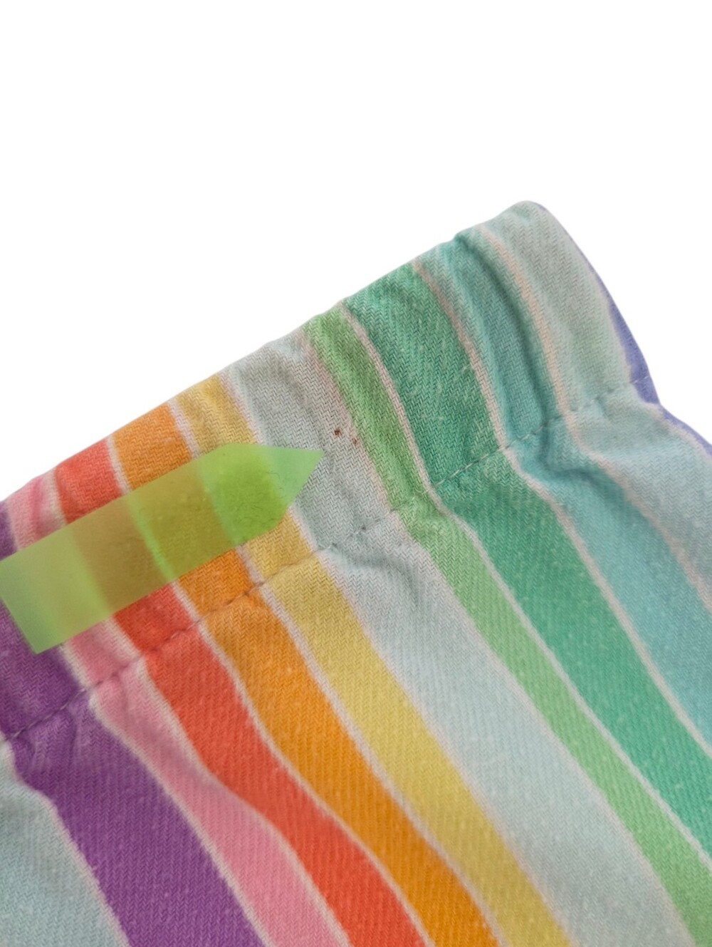 Victoria’s Secret Rainbow Stripe Cotton Pajama Set Small Vintage Y2K Loungewear - Picture 13 of 16